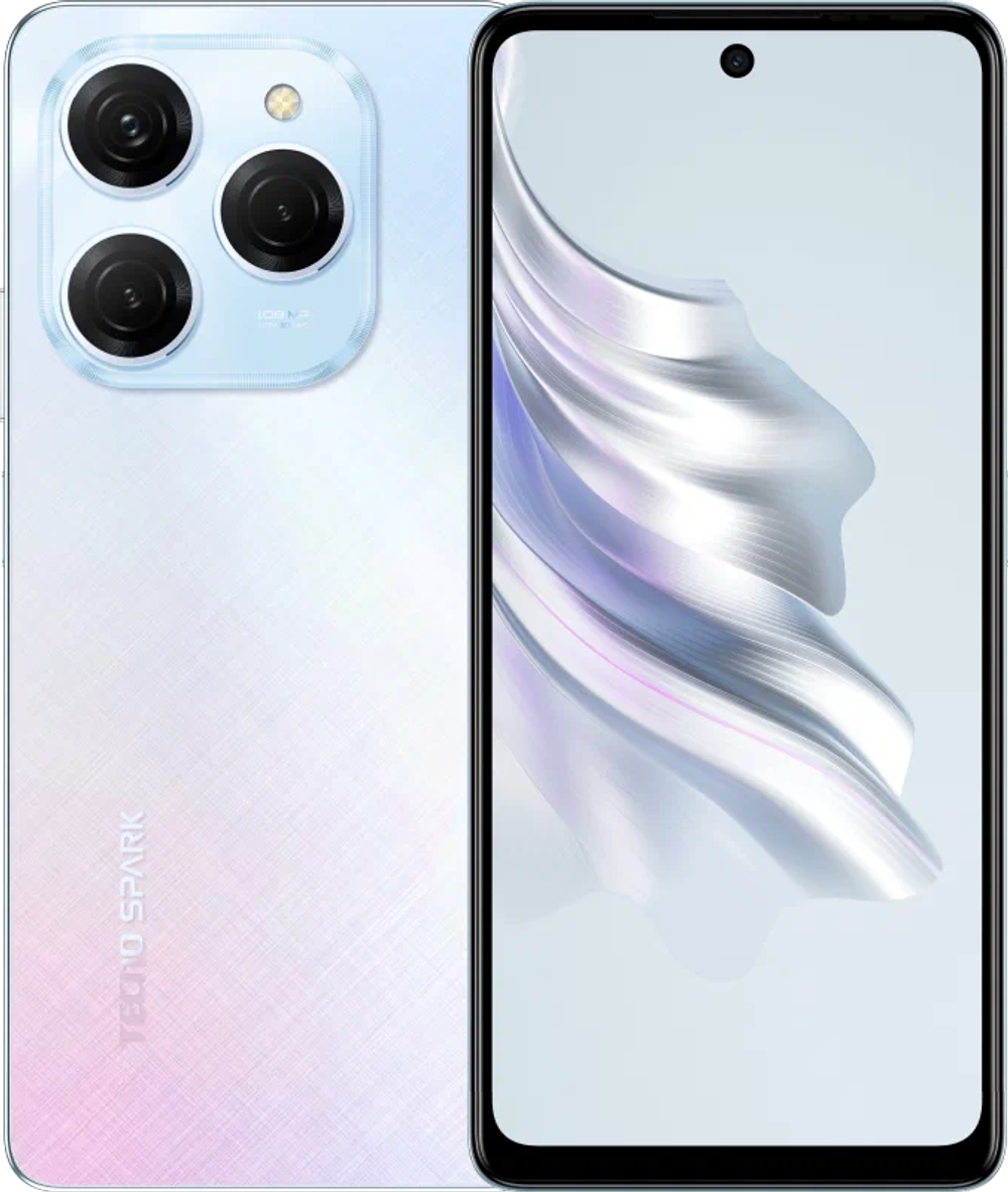 Смартфон TECNO Spark 20 Pro 12/256 ГБ RU, Dual nano SIM, Frosty Ivory