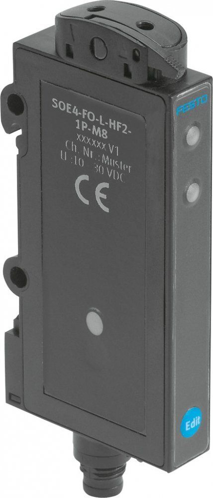 SOE4-FO-L-HF2-1P-M8, Датчик положения оптический