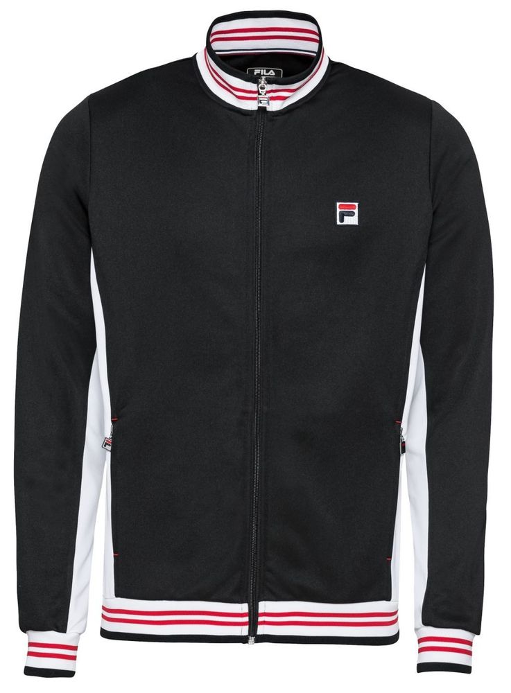 Мужская теннисная кофта Fila Jacket &quot;Ole&quot; Functional M - black/white