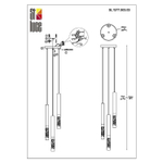 SL1577.503.03 Светильник подвесной ST-Luce Белый/Белый LED 3*5W 3000K
