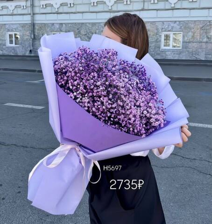 Букет гипсофил на 8 марта