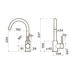 Кухонный смеситель Omoikiri Shinagawa-GB