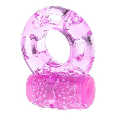 Эрекционное кольцо с вибрацией Onjoy Vibration Ring (Цвет: розовый)