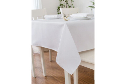 Скатерть Home One Herringbone, 150х213, полиэстер, белый