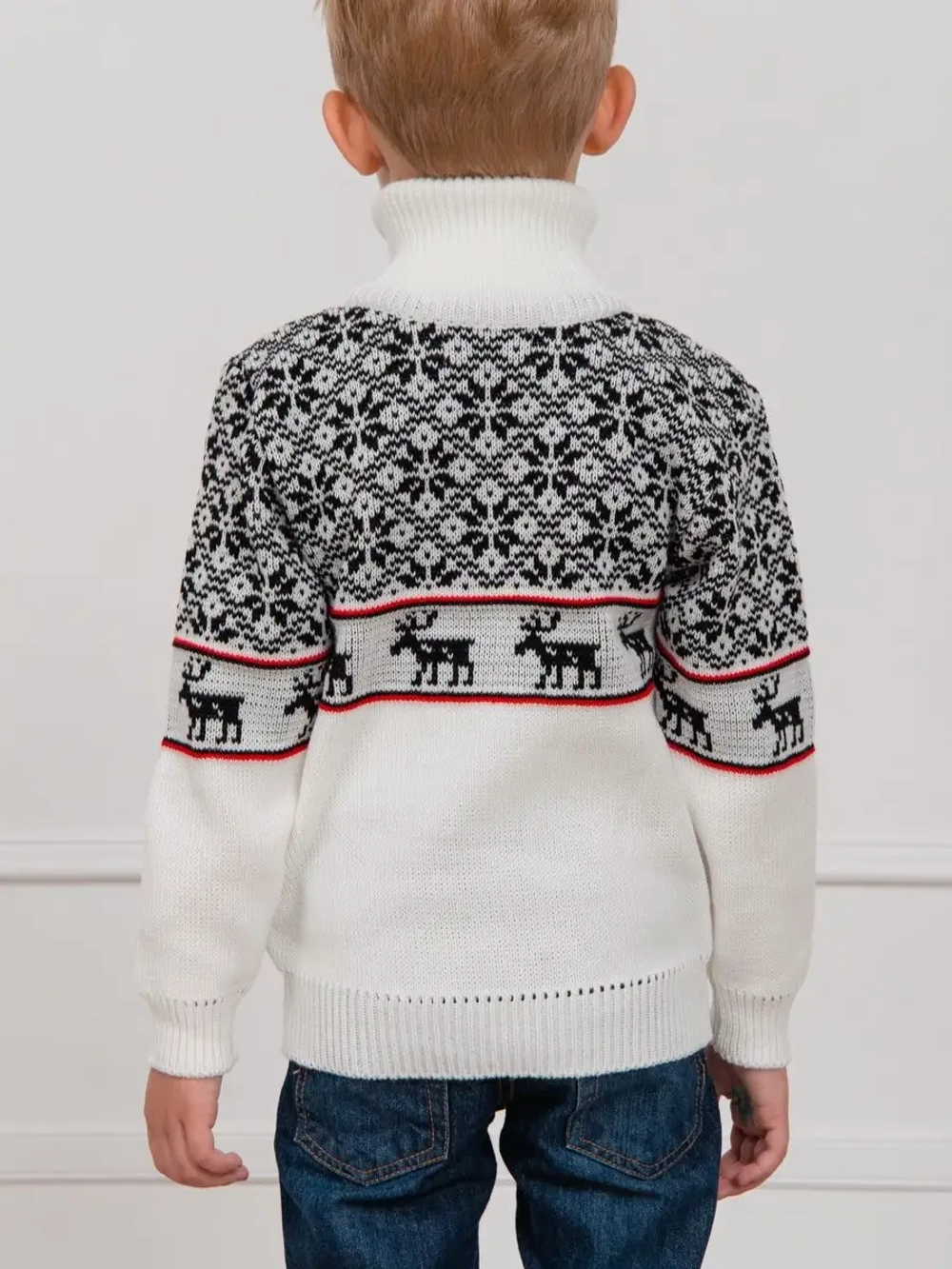 Кофта вязаная на молнии "Нордик"