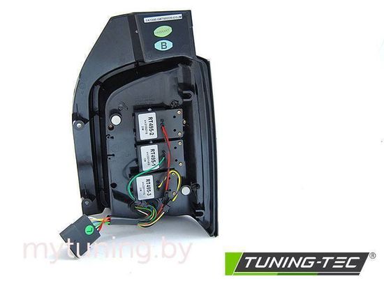 Фонари задние LED BAR BLACK SMOKE SEQ для VW T6.1 20- OEM BULB