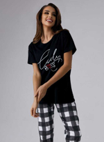 Пижама х/б бриджи+футболка УБФ0012