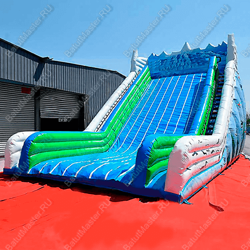 Батут "Зимняя горка Айсберг" 14*8*11 m