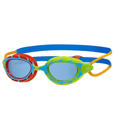 Очки для плавания детские Zoggs Predator Junior голубые линзы