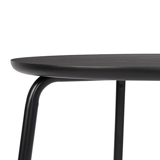 Стол обеденный round, D80 см, черный