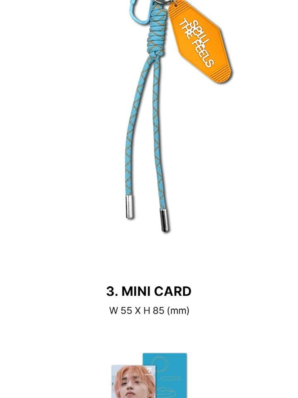товары SEVENTEEN - SPILL THE FEELS OFFICIAL MD LENTICULAR MINI CARD & CARD HOLDER