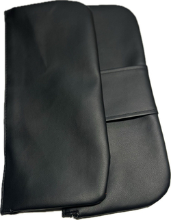 Чехлы на козырьки УАЗ 469, УАЗ "Хантер", УАЗ 452 "Буханка"(синяя нить Бабочка)