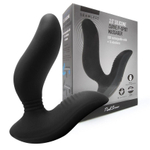 Черный вибромассажер простаты 3,5’’ Curve P-spot Massager - 12 см. (Цвет: черный)