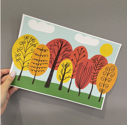 Поделка "Осенний лес"