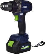 Дрель-шуруповерт аккумуляторная AYGER  AP18BL4 (2*4Ah)
