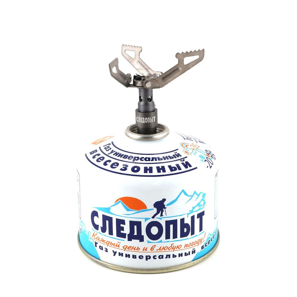 Плита порт. газовая &quot;СЛЕДОПЫТ - Мечта Путешественника&quot;, титановая, Всего! 25 г/120/