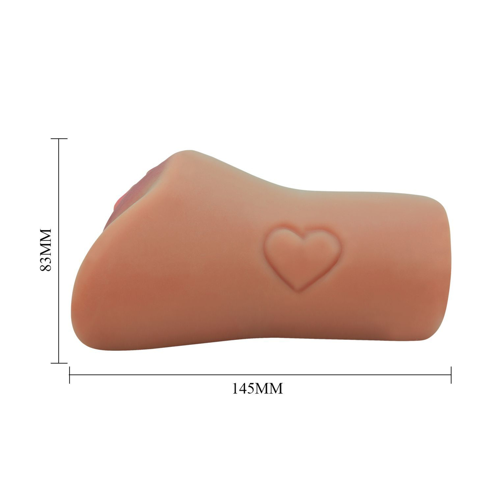 Мастурбатор-вагина Elena (Цвет: карамель (темно-бежевый))