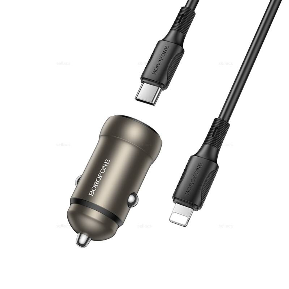 Автомобильное зарядное устройство Для Lightning Borofone PD30W BZ32 (black)