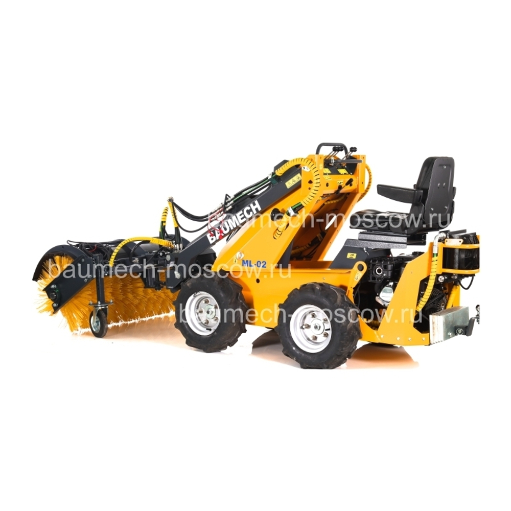 Baumech ML-02 Щетка поворотная с гидравлическим поворотом 115см, диаметр 55см, угол поворота 25°