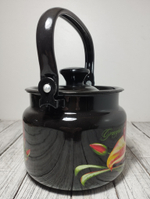 Чайник 2л цил Коричневый Тюльпаны 42704-102/6