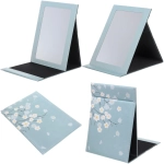 Зеркало косметическое складное «ФОРТУНА БРИ», микс 4 дизайна, сакура, 20*27,5см