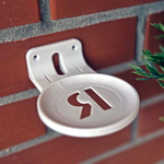 Настенный кронштейн-полка для Яндекс станций (Алиса) МИНИ 3, белый, 3D печать, для модели YNDX-00027