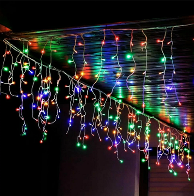 Гирлянда штора 3.0x0.5м "разноцветный" RohsRGB240L