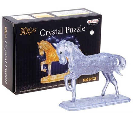 Пазл 3D кристаллический "Лошадь"