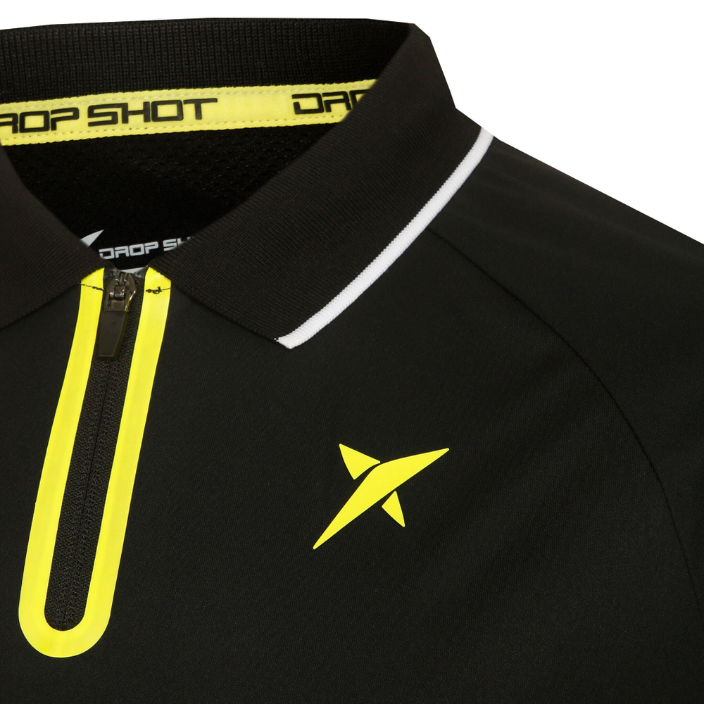 Мужское теннисное поло Drop Shot Rayco Polo Men - Black