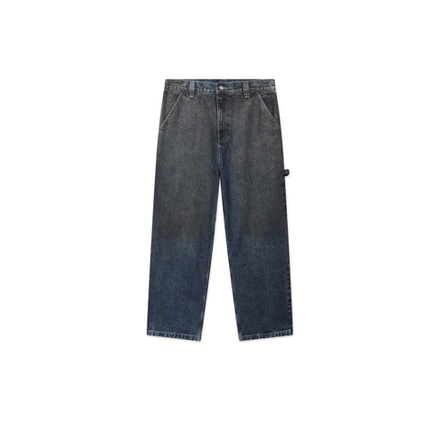 Джинсы Октябрь Work Denim "Dirty Blue Stone Washed"