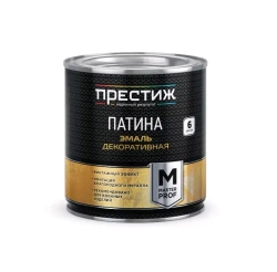 Эмаль декоративная патина ПРЕСТИЖ натуральное золото 0,2 л