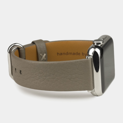 Ремешок для Apple Watch 44/45/46 mm из кожи теленка, цвета мусс