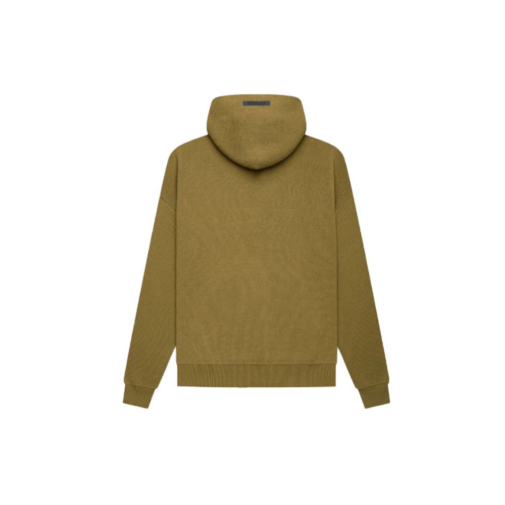 Толстовка Fear of God Essentials FW21 Knit Pullover Amber Logo, FOG-FW21-015