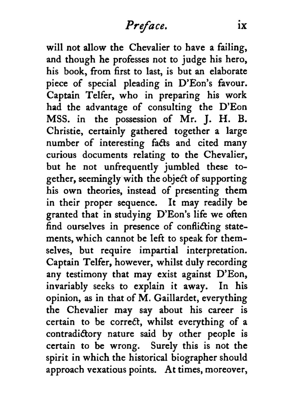 The True Story of the Chevalier D'eon: His Experiences and His Metamorphoses in France, Russia, Germany and England, Told with the Aid of State & Secret Papers | Ernest Alfred Vizetelly