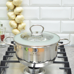 Кастрюля 2,2л со стеклянной крышкой Bella Cucina