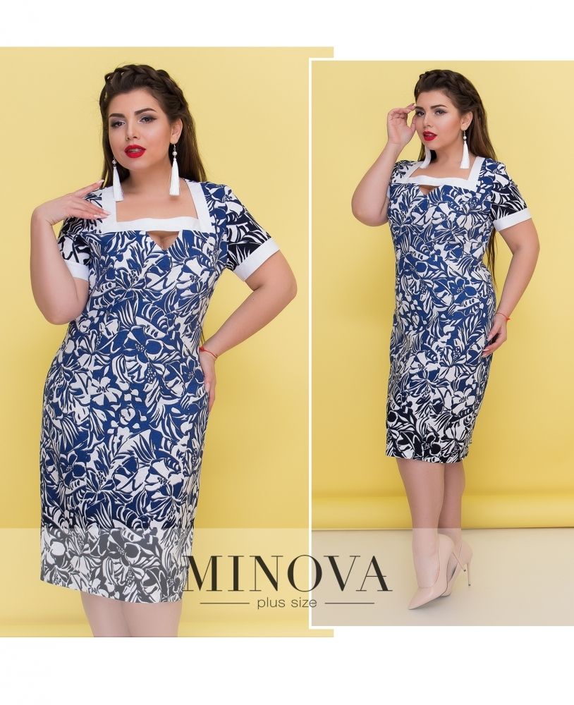 Платье 289-синий Minova Платье 289-синий Minova