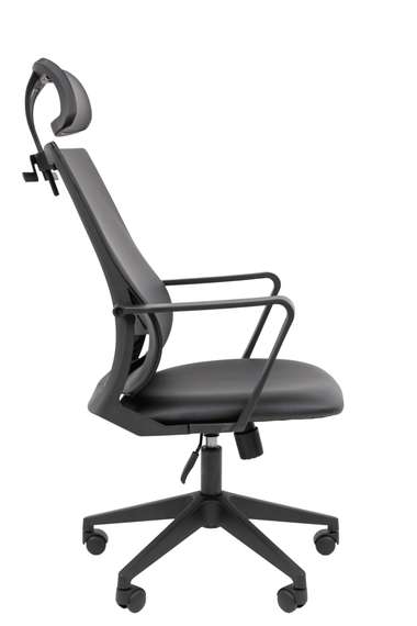 Офисное кресло Chairman 545 Россия экокожа черный