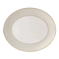 Wedgwood Овальное блюдо Gio Gold 33 см