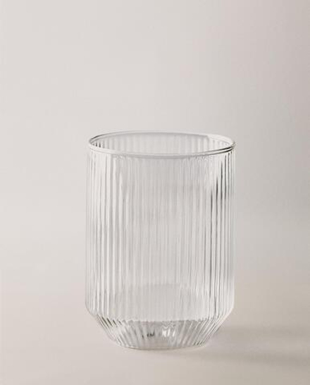 Zara Home стакан из боросиликатного стекла, цвет прозрачный, 10.5 см