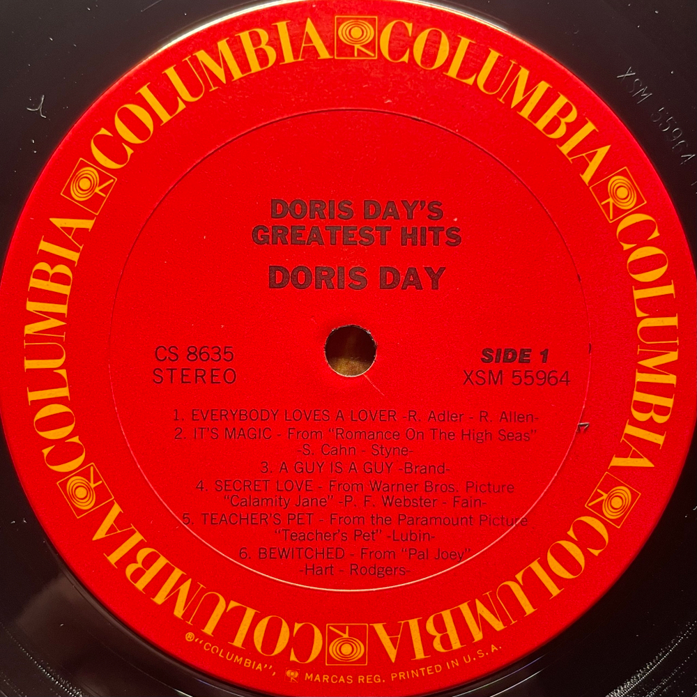 Doris Day ‎– Doris Day's Greatest Hits (США)