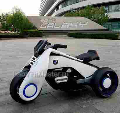 Детский электромотоцикл "Cool Moto" BDQ6188 белый