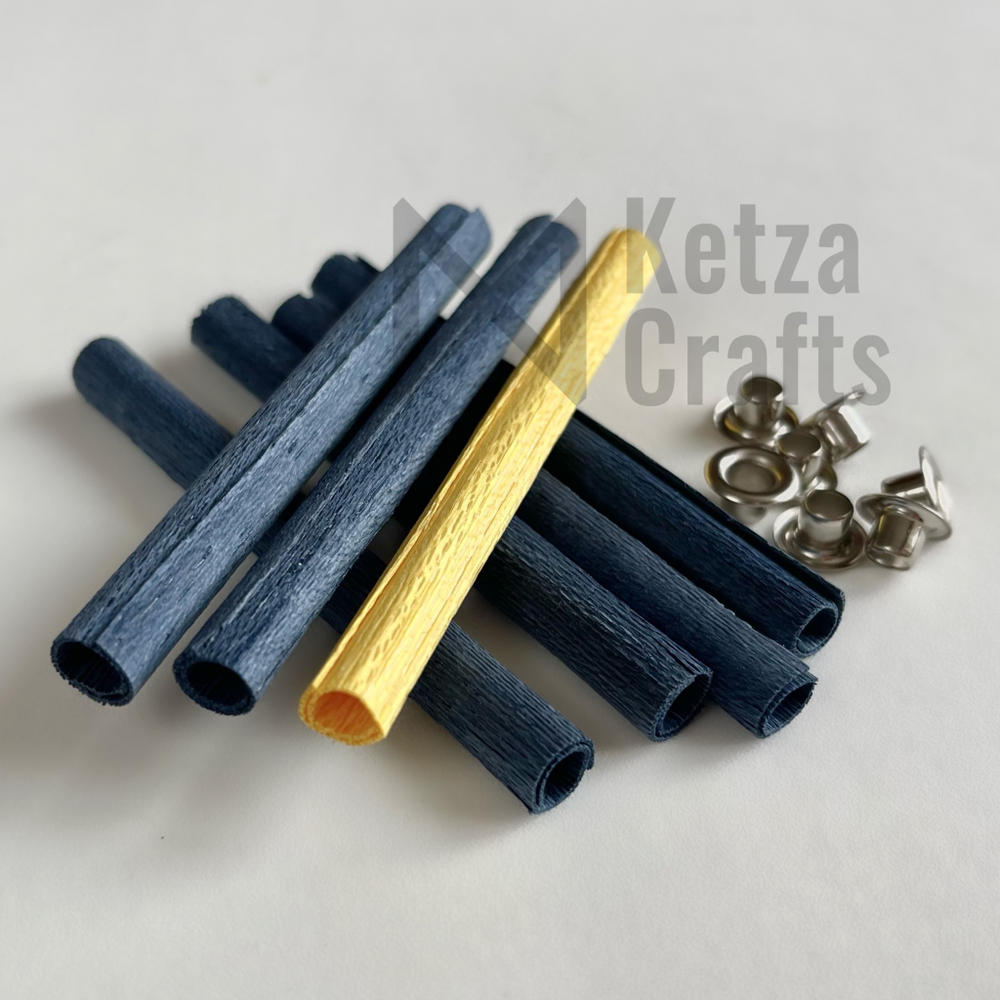 Круглый цветной деревянный фитиль