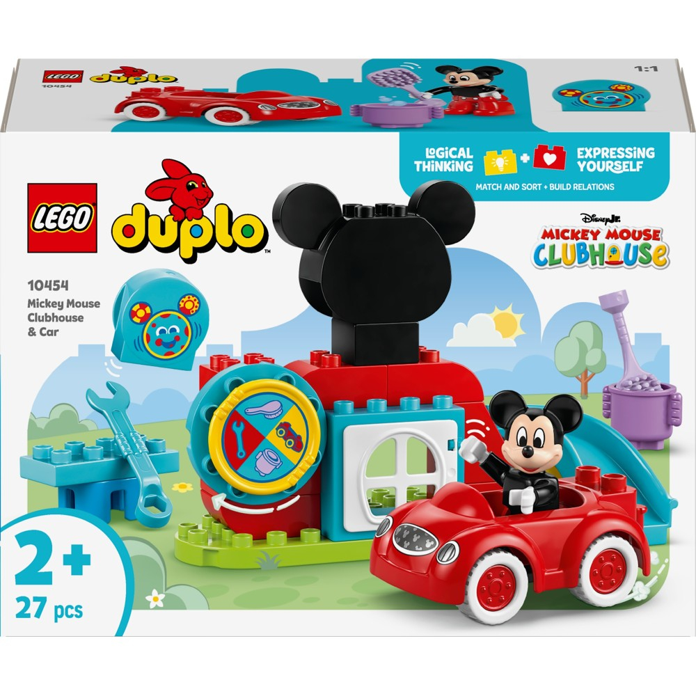 LEGO DUPLO Disney - Клуб друзей Микки Мауса и машина 10454