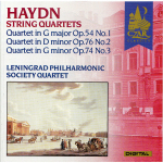 Leningrad Philharmonic Orchestra / Joseph Haydn: String Quartets (CD)