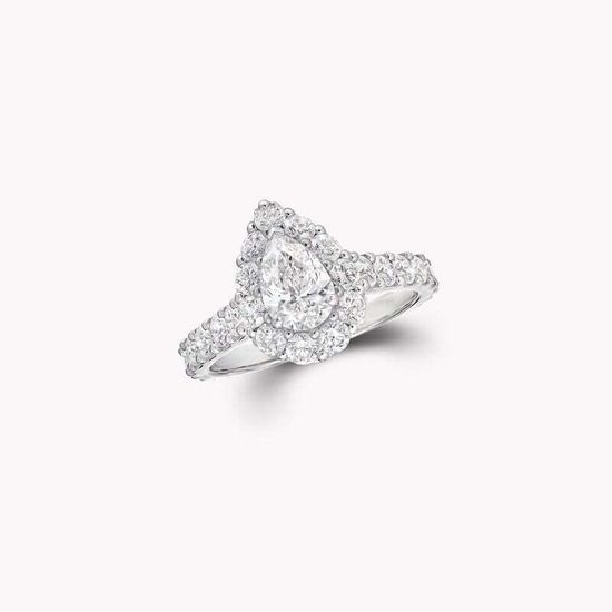 Кольцо Graff Icon Pear Shape Diamond Engagement Ring