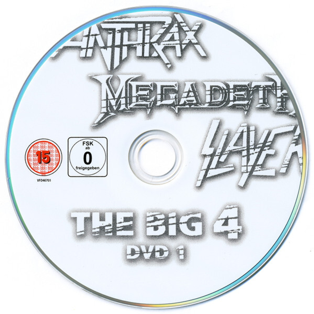 Metallica, Slayer, Megadeth, Anthrax / The Big 4: Live From Sofia, Bulgaria (Limited Edition)(5CD+2DVD)