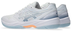 Женские кроссовки для бадминтона/сквоша Asics Gel-Court Hunter 3 - white/grey blue