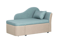 Тахта Мася-12 левый жаккард тесла бирюза/беж