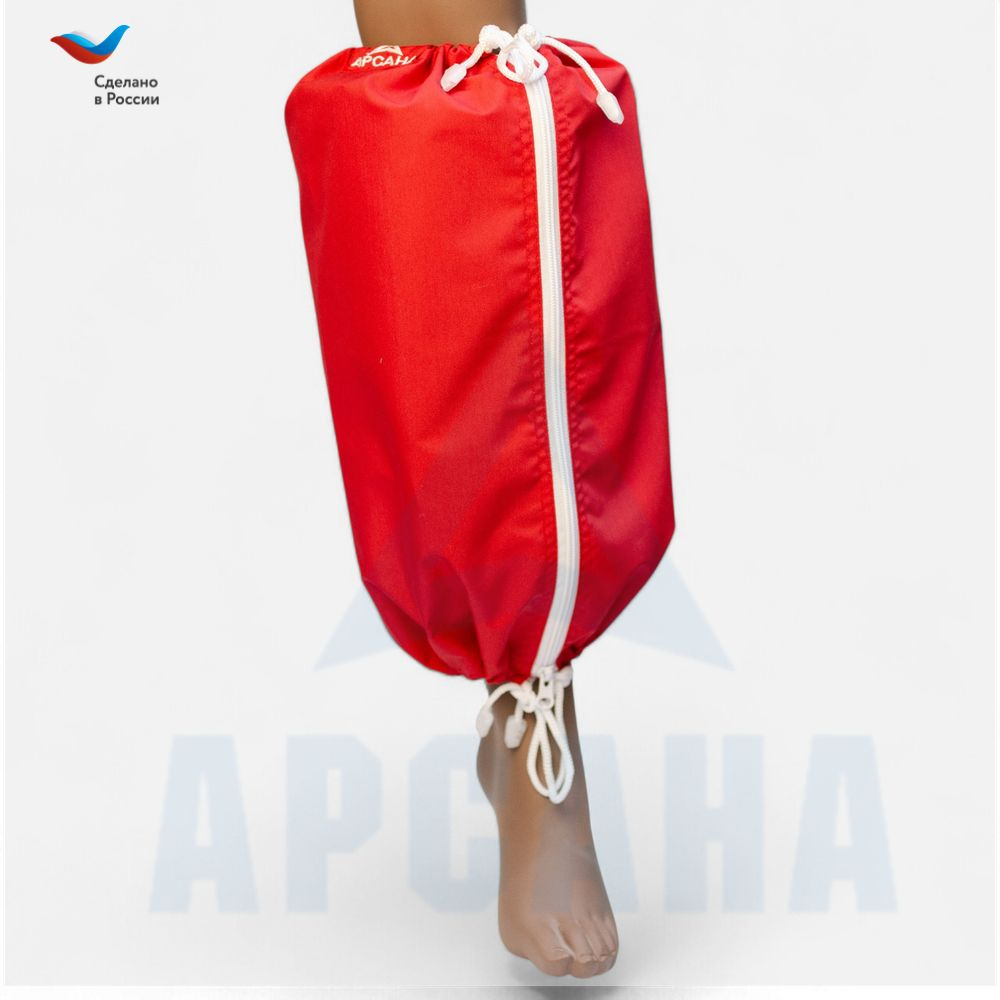 Чехол на аппарат внешней фиксации (Илизарова и др.) на голени (без полуколец.). Легкий (хлопок + полиэстер), с открытой стопой. / ГО-15