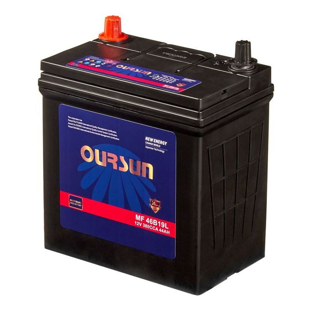 Аккумулятор OURSUN JIS MF 46B19L MF46B19L